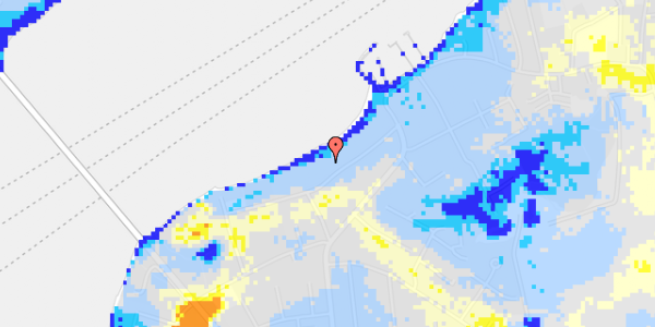 Ekstrem regn på Kystvej 20