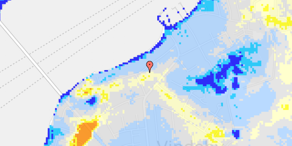 Ekstrem regn på Kystvej 25