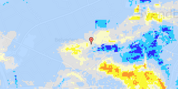 Ekstrem regn på Læhegnet 7