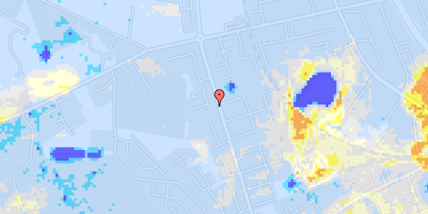 Ekstrem regn på Løkketoften 15