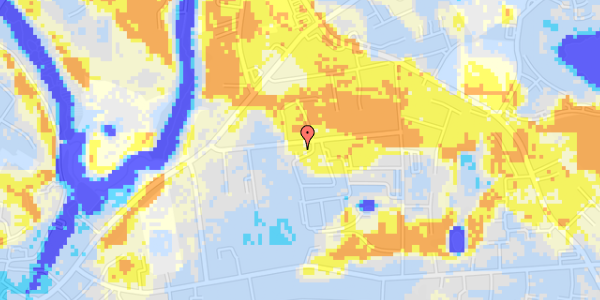 Ekstrem regn på Munkevænget 2, 2. th