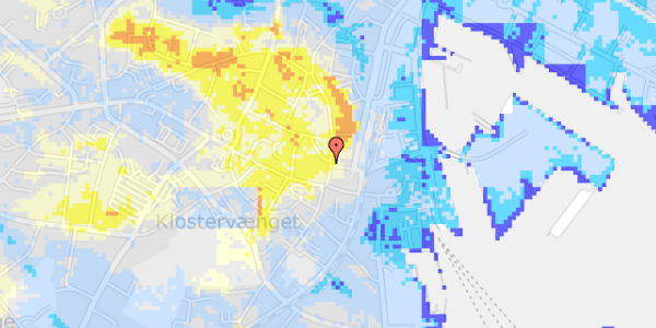 Ekstrem regn på Møllergade 5E