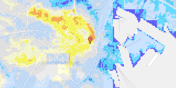 Ekstrem regn på Møllergade 9A