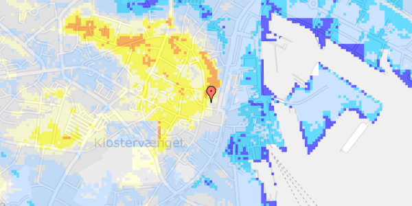 Ekstrem regn på Møllergade 12, 1. 