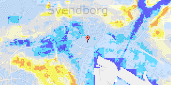 Ekstrem regn på Møllergade 90A