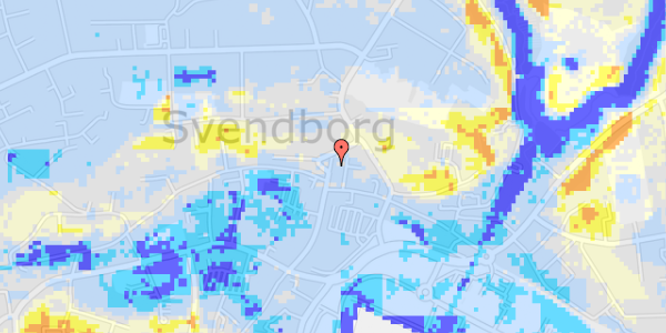 Ekstrem regn på Møllergade 116