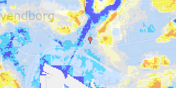 Ekstrem regn på Nyborgvej 18