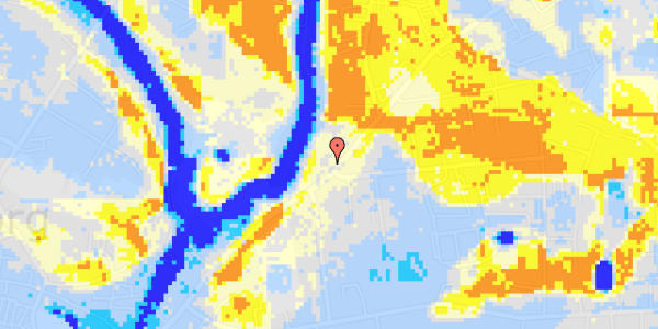 Ekstrem regn på Nyborgvej 73