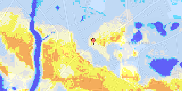 Ekstrem regn på Nyborgvej 147