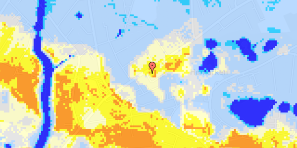 Ekstrem regn på Nyborgvej 168A