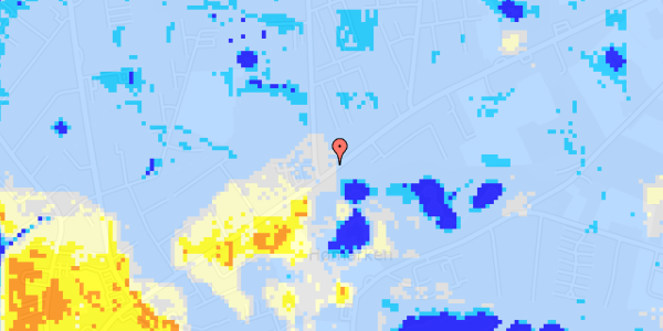 Ekstrem regn på Nyborgvej 201