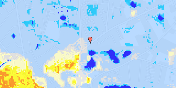 Ekstrem regn på Nyborgvej 205