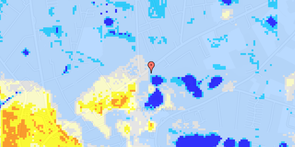 Ekstrem regn på Nyborgvej 208