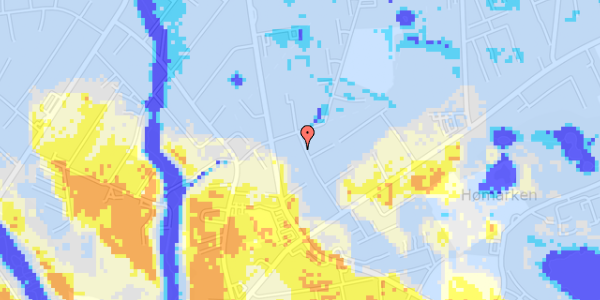 Ekstrem regn på Odinsvej 15