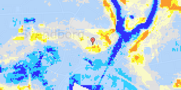 Ekstrem regn på Overgade 6B