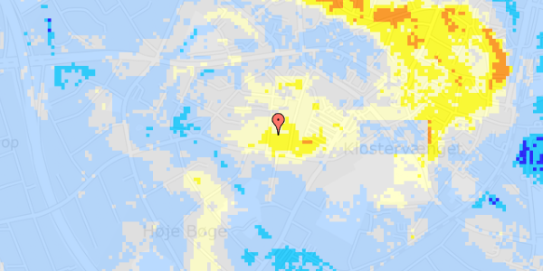 Ekstrem regn på Ragnhildsvej 4A, st. tv