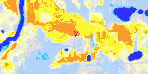 Ekstrem regn på Sanddalsvej 24