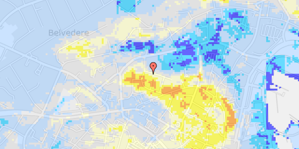 Ekstrem regn på Sankt Anne Vej 2