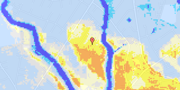 Ekstrem regn på St Byhavevej 9, 1. th