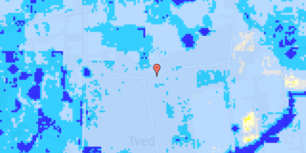 Ekstrem regn på Tved Kirkevej 6
