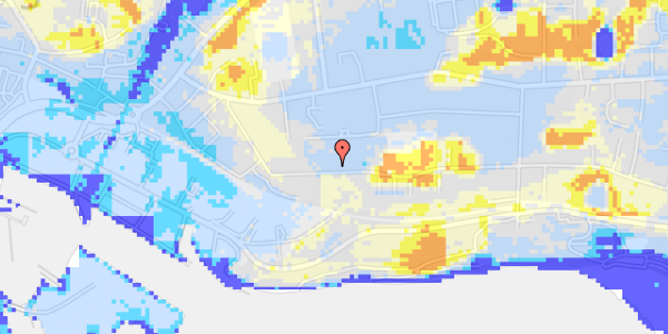 Ekstrem regn på Øksenbjergvej 37