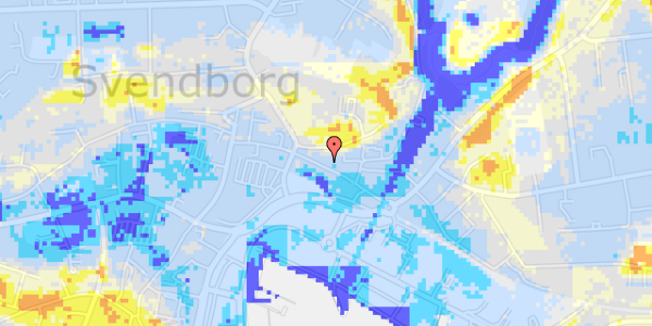 Ekstrem regn på Ørkildsgade 37D, st. 