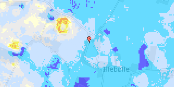 Ekstrem regn på Banevej 2