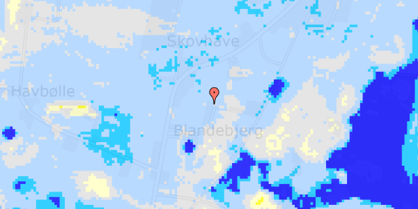 Ekstrem regn på Blandebjerg 14