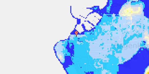 Ekstrem regn på Havnegade 11