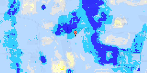 Ekstrem regn på Helsnedvej 17