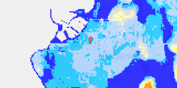 Ekstrem regn på Nordhavnsgade 6