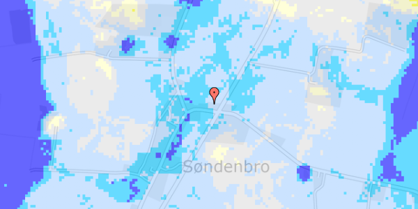 Ekstrem regn på Søndenbro 4