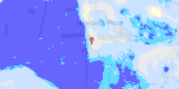 Ekstrem regn på Vestergårdsvej 16