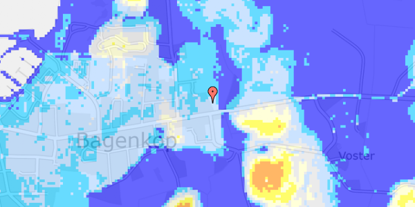 Ekstrem regn på Vestervænget 28