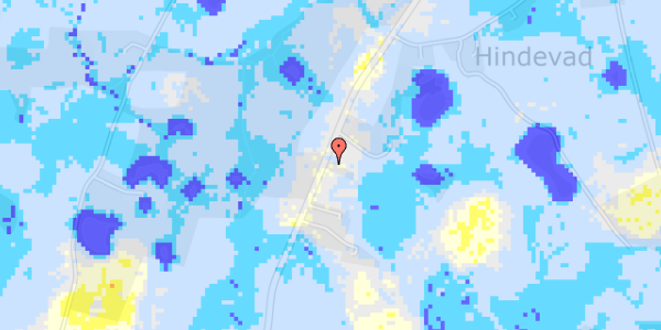 Ekstrem regn på Assens Landevej 18