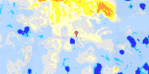 Ekstrem regn på Axel Brahesvej 54