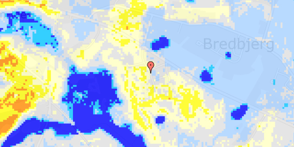 Ekstrem regn på Bredbjerg Gyde 13