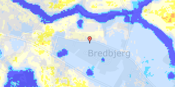 Ekstrem regn på Bredbjergvej 130