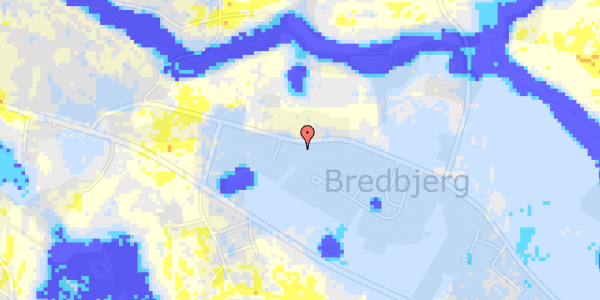 Ekstrem regn på Bredbjergvej 134