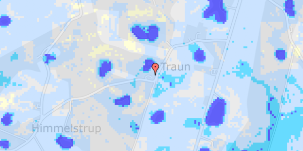 Ekstrem regn på Himmelstrupvej 60