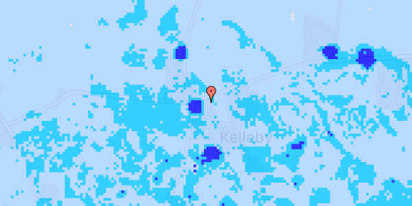 Ekstrem regn på Kellebyvej 42