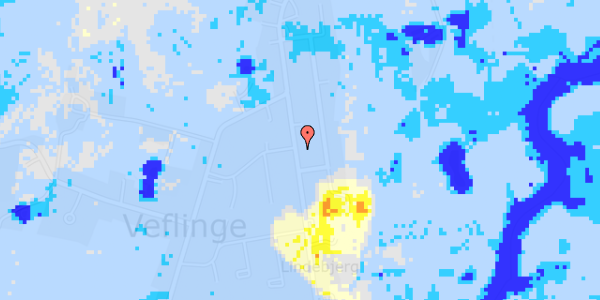 Ekstrem regn på Lindebjerg 14