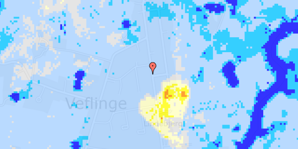 Ekstrem regn på Lindebjerg 17