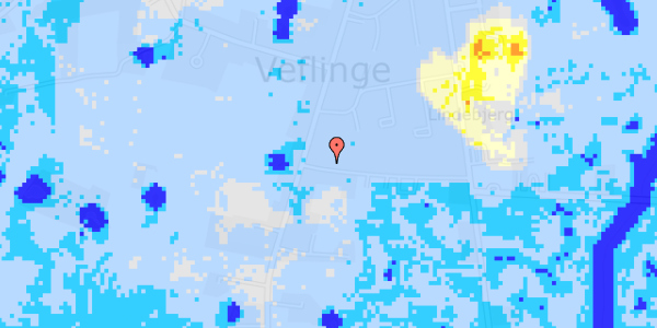 Ekstrem regn på Lindevej 35