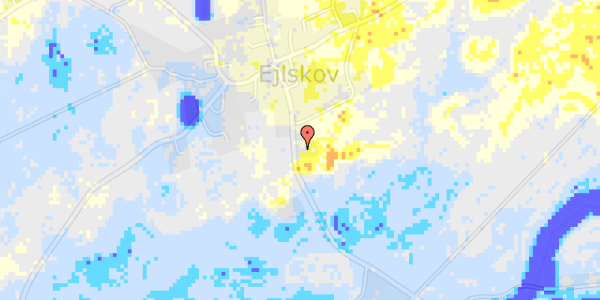 Ekstrem regn på Møllegyden 10