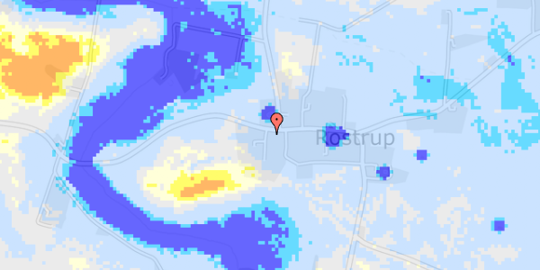 Ekstrem regn på Rostrupvej 74