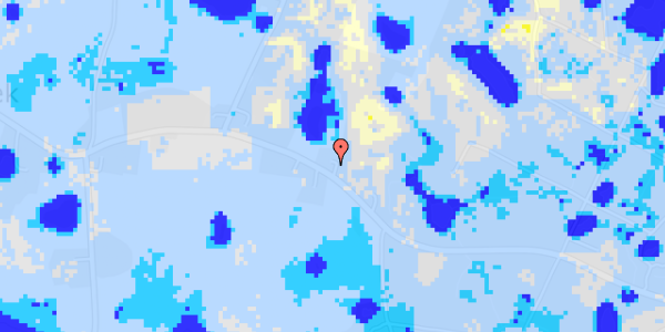 Ekstrem regn på Rugårdsvej 801