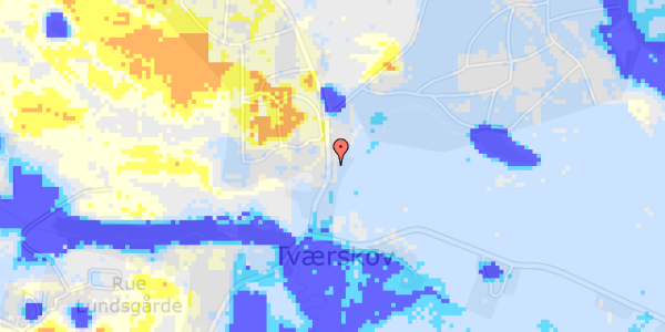 Ekstrem regn på Tværskovvej 46