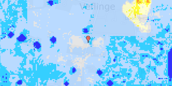 Ekstrem regn på Vedel Simonsensvej 7