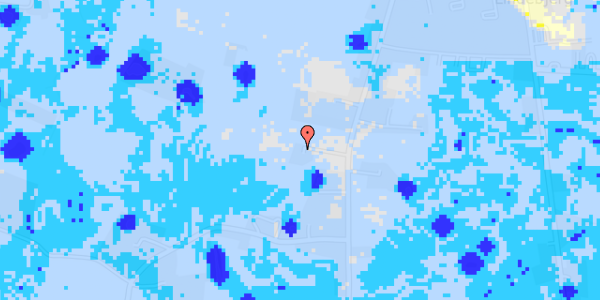 Ekstrem regn på Vedel Simonsensvej 21